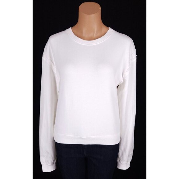 Haider Ackerman Perth Sweatshirt Size S Womens White $650 - Picture 1 of 12
